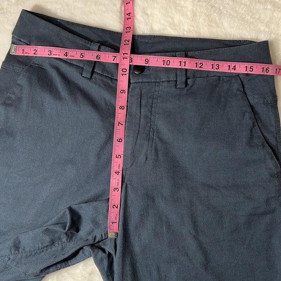 LULULEMON The Works Shorts Men 32 Blue 10” Stretch Lightweight Comfort Golf - Picture 7 of 17